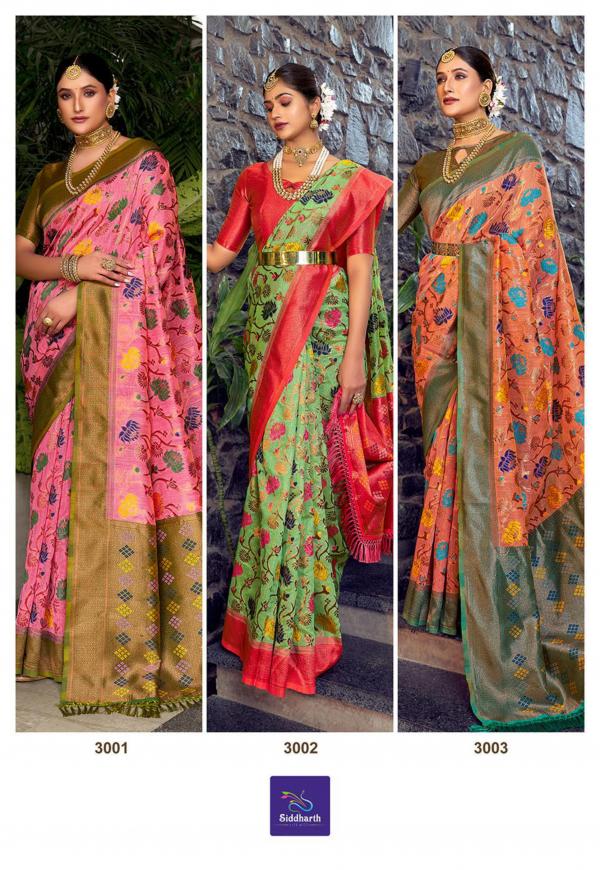 Siddharth Silk Varanasi Vol 1 Frestive Designer Saree Collection